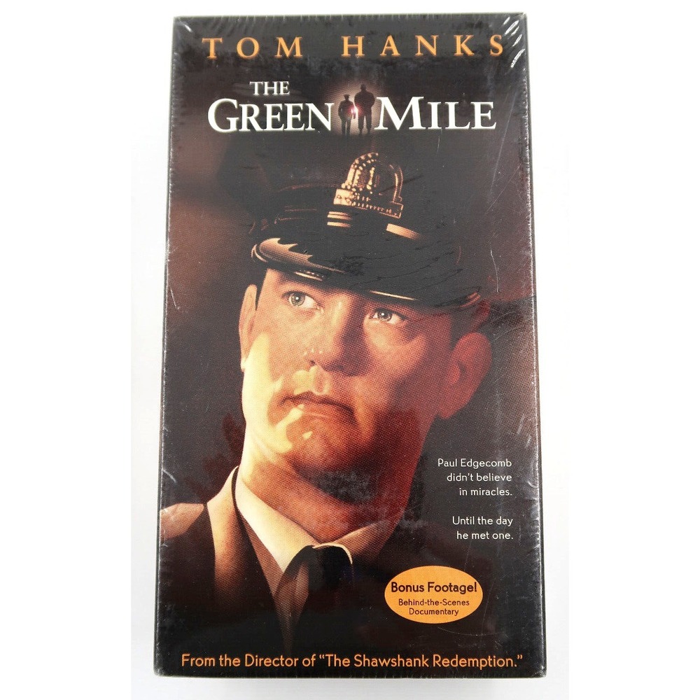 The Green Mile (VHS, 2000) Factory Sealed, Tom Hanks, Michael Clarke Duncan